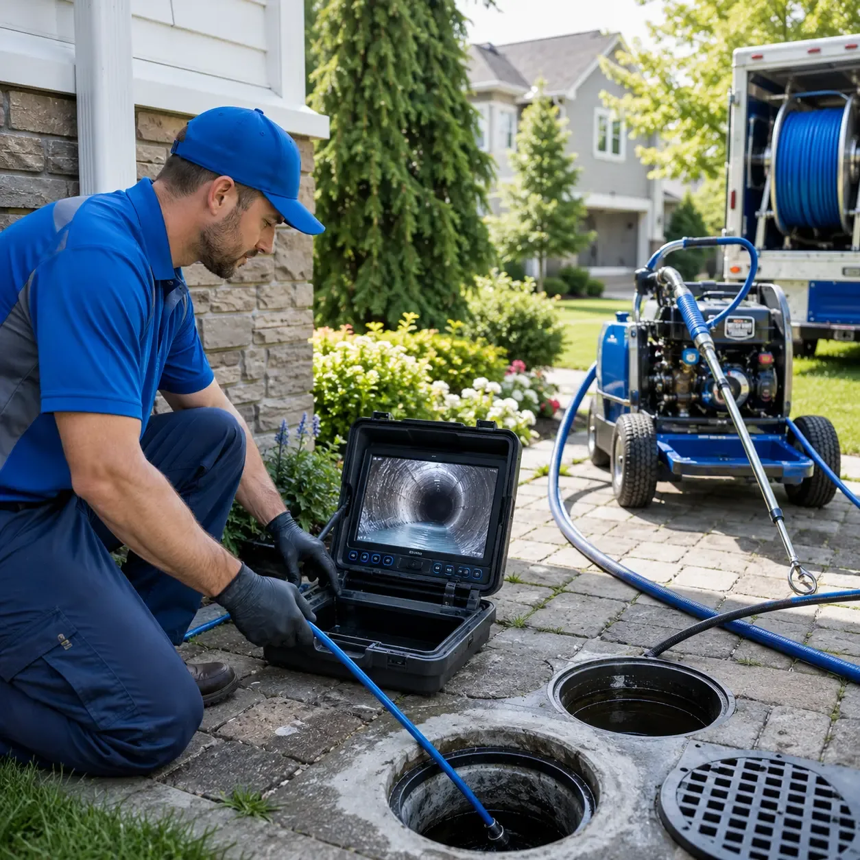 Outdoor drain cleaning professionals serving Long Beach, CA